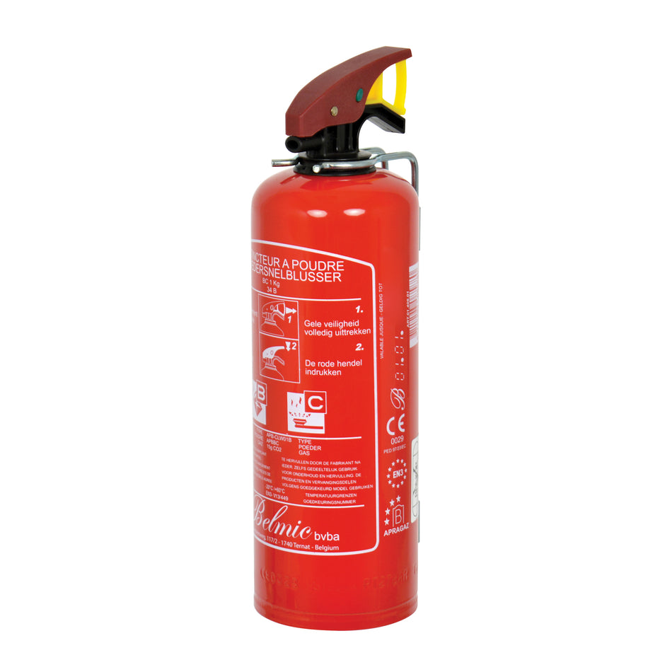 Brandblusser 1Kg Belg Norm 2031