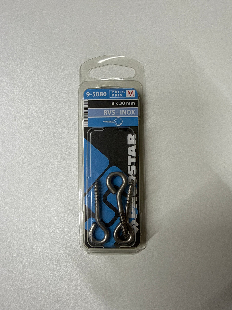 Rvs 8x30mm