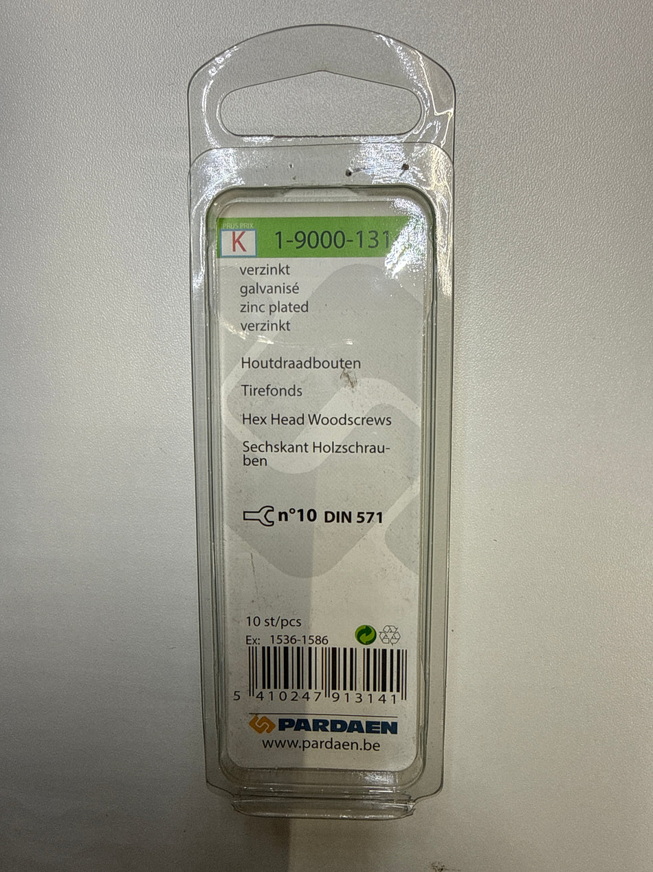 Houtdraadbouten, verzinkt - 6,0 x 50 mm