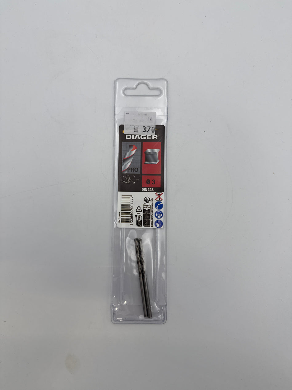 2 METAALBOREN 729 PRO (ETUI) - 3 mm