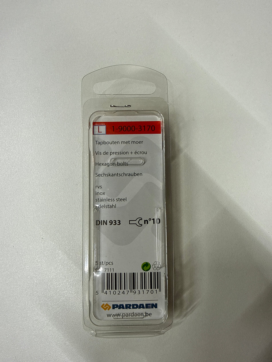 Rvs M6x40mm