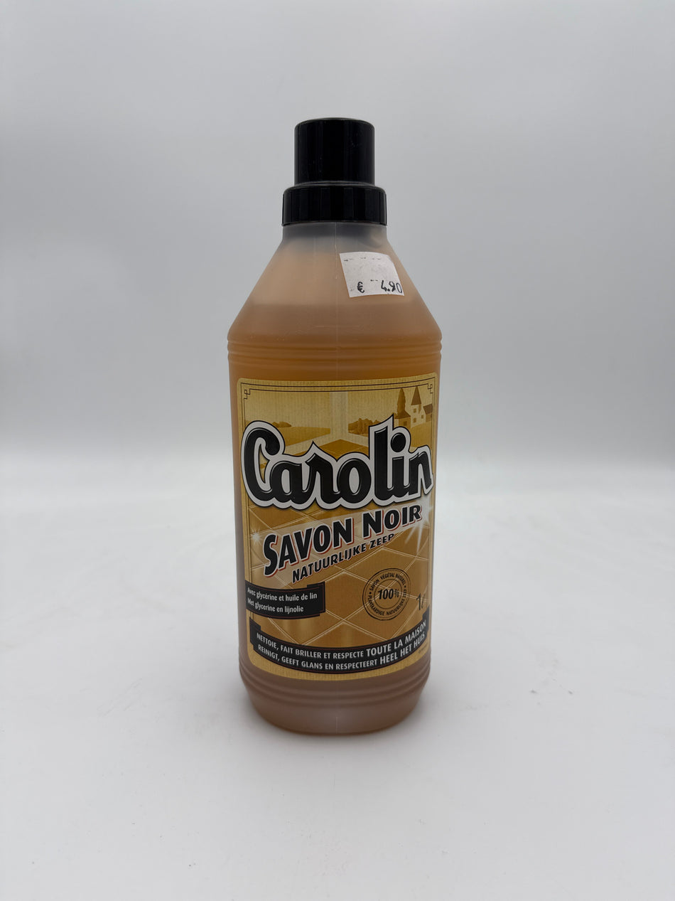 Carolin savon noir met lijnolie 1l