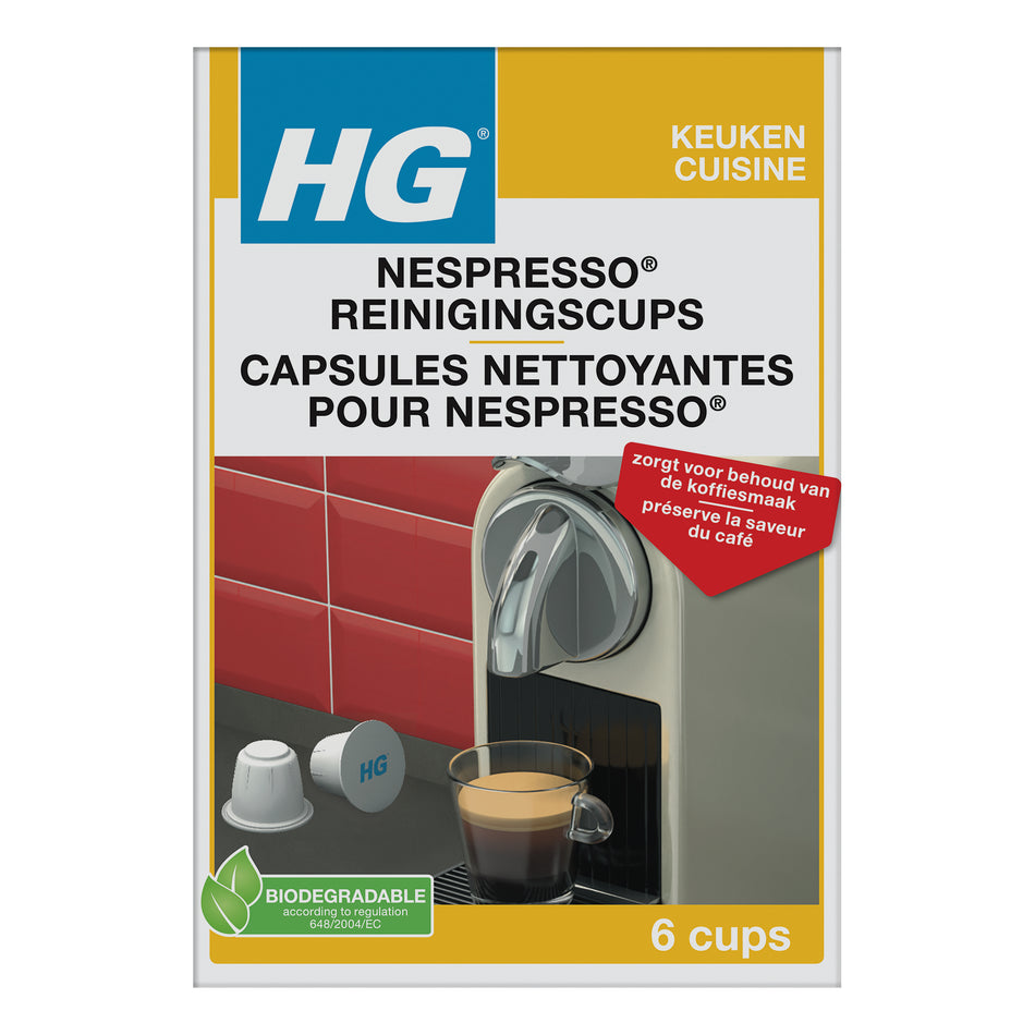 HG Nespresso® reinigingscups