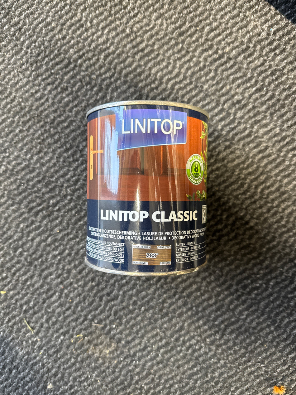 Linitop classic 288* Donker Eiken 1l