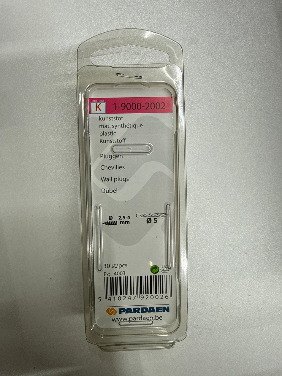 Kunststof 5x25mm