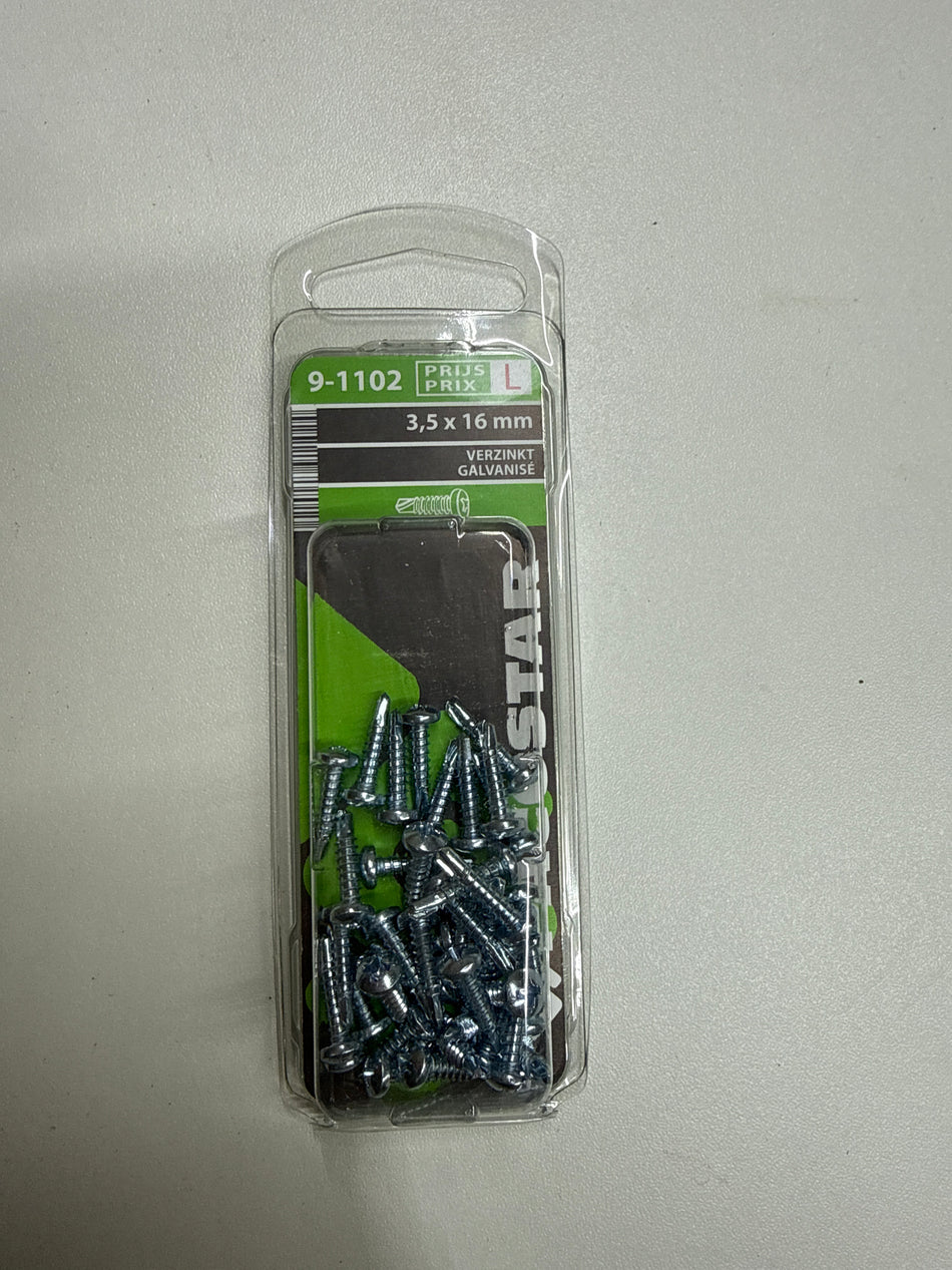 Verzinkt 3,5x16 mm