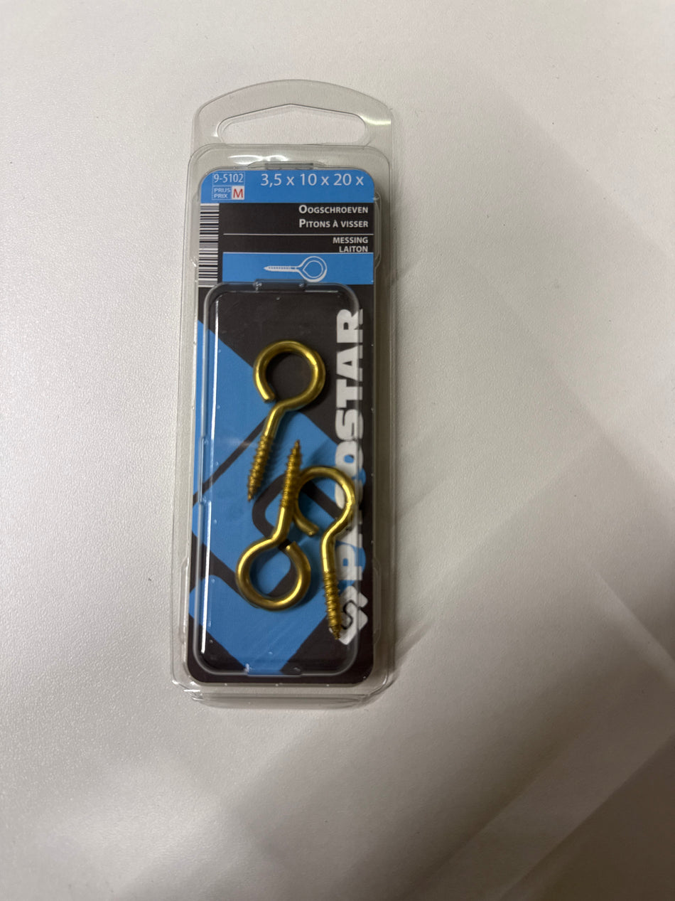 Messing 3,5x10x20mm