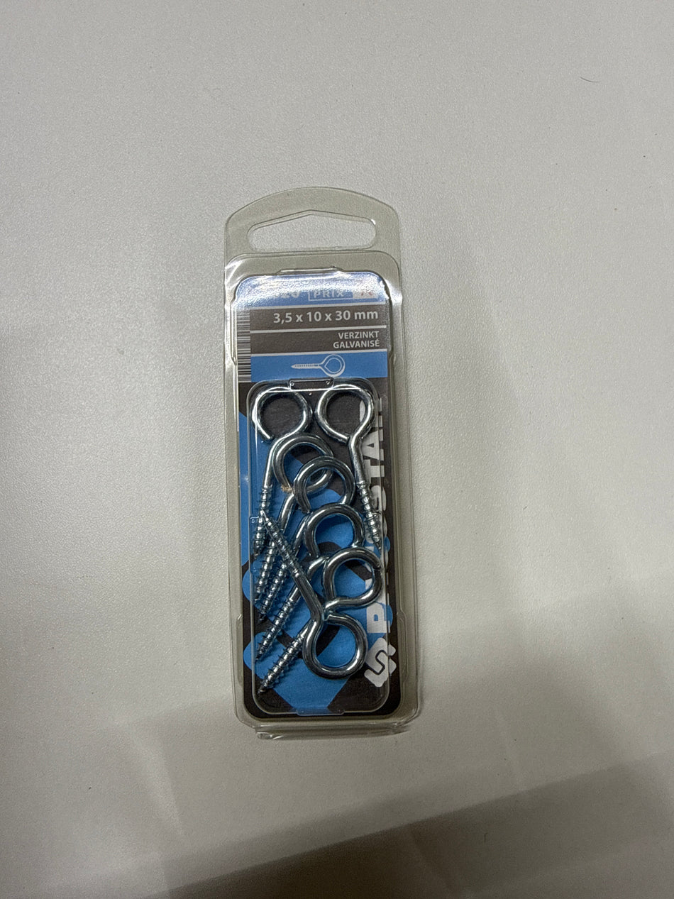 Verzinkt 3,5x10x30mm
