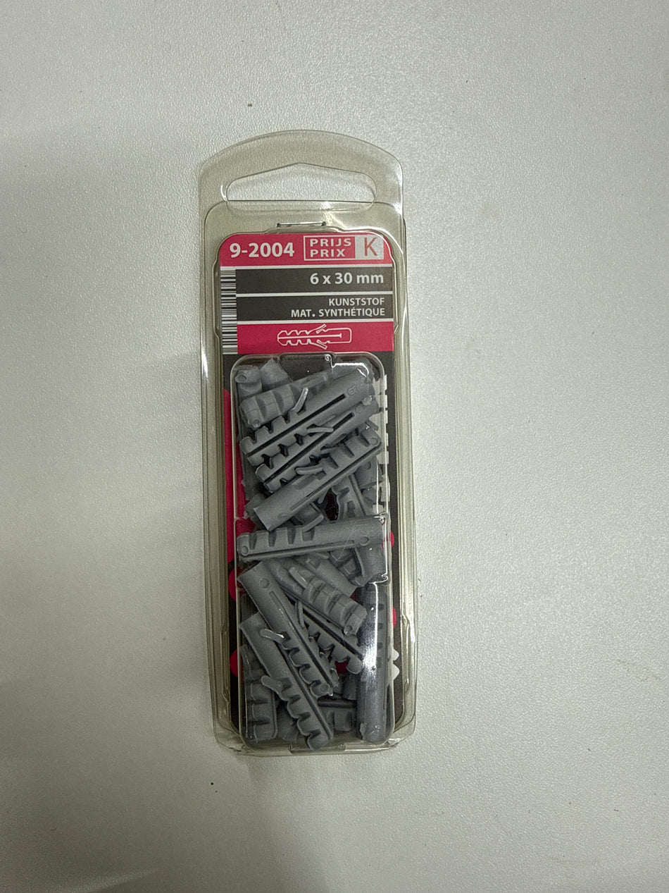 Kunststof 6x30mm