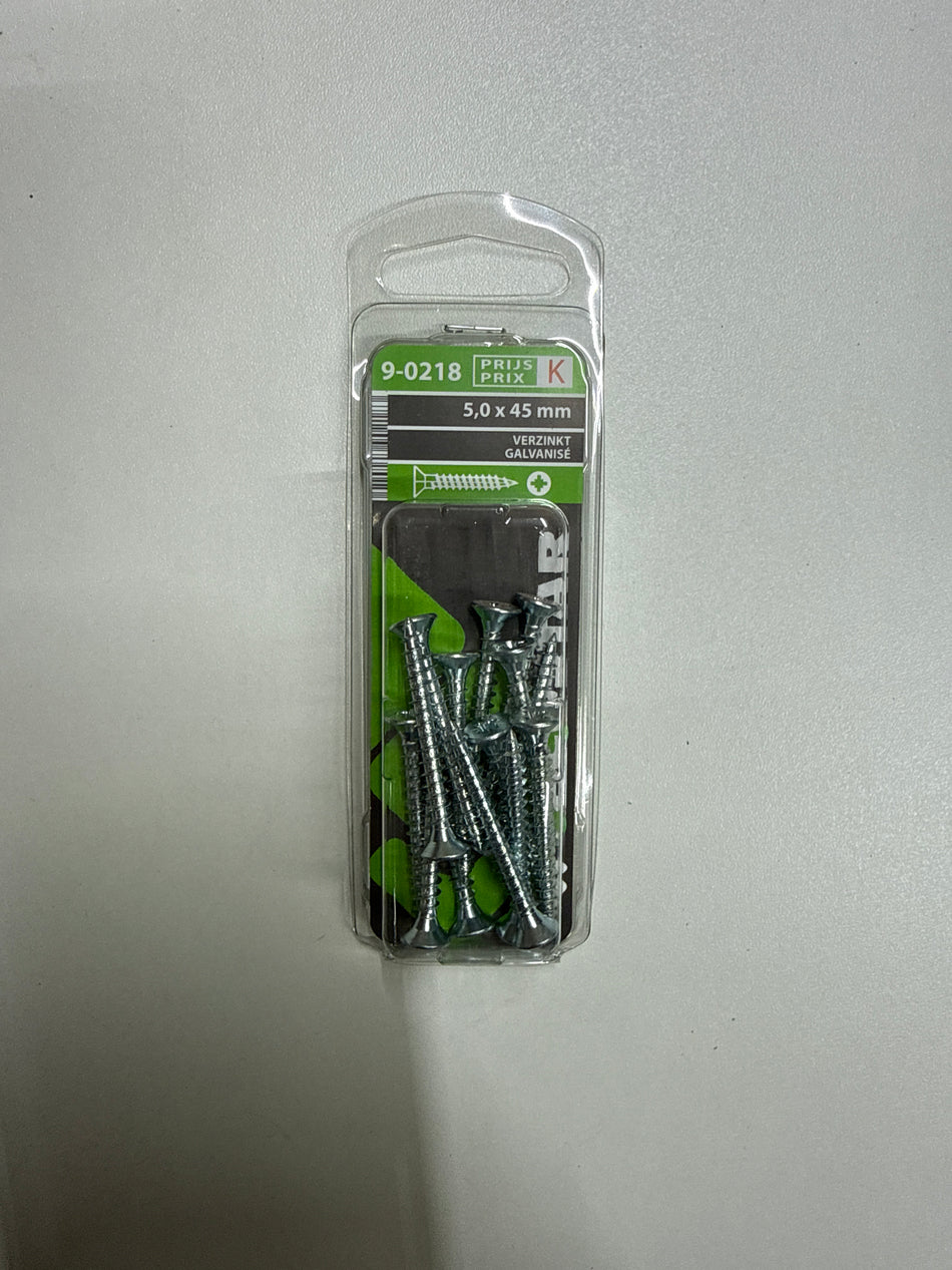 Verzinkt 5,0x45mm