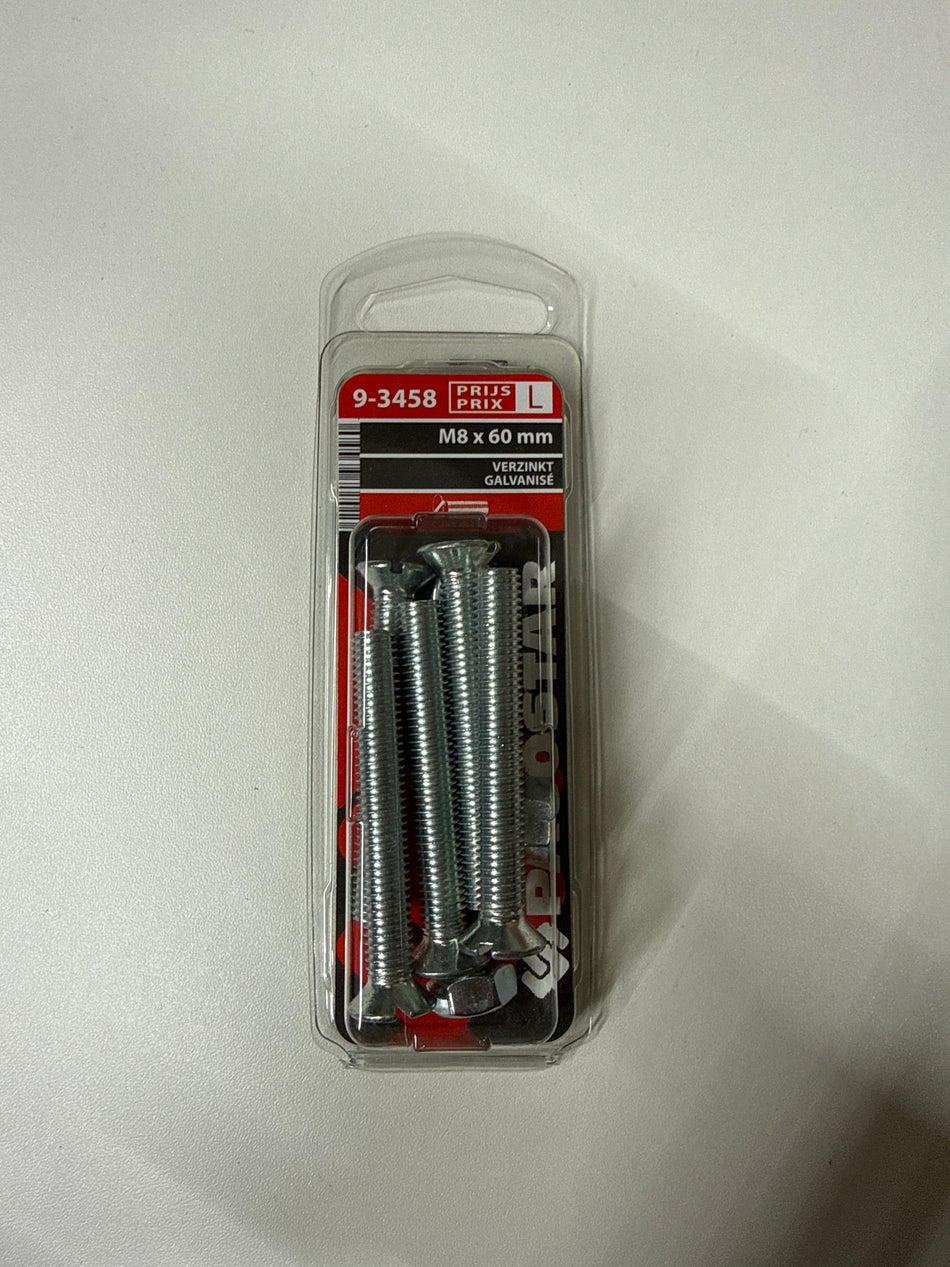 Verzinkt m8x60mm