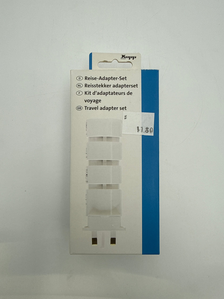 Reisstekker adapterset