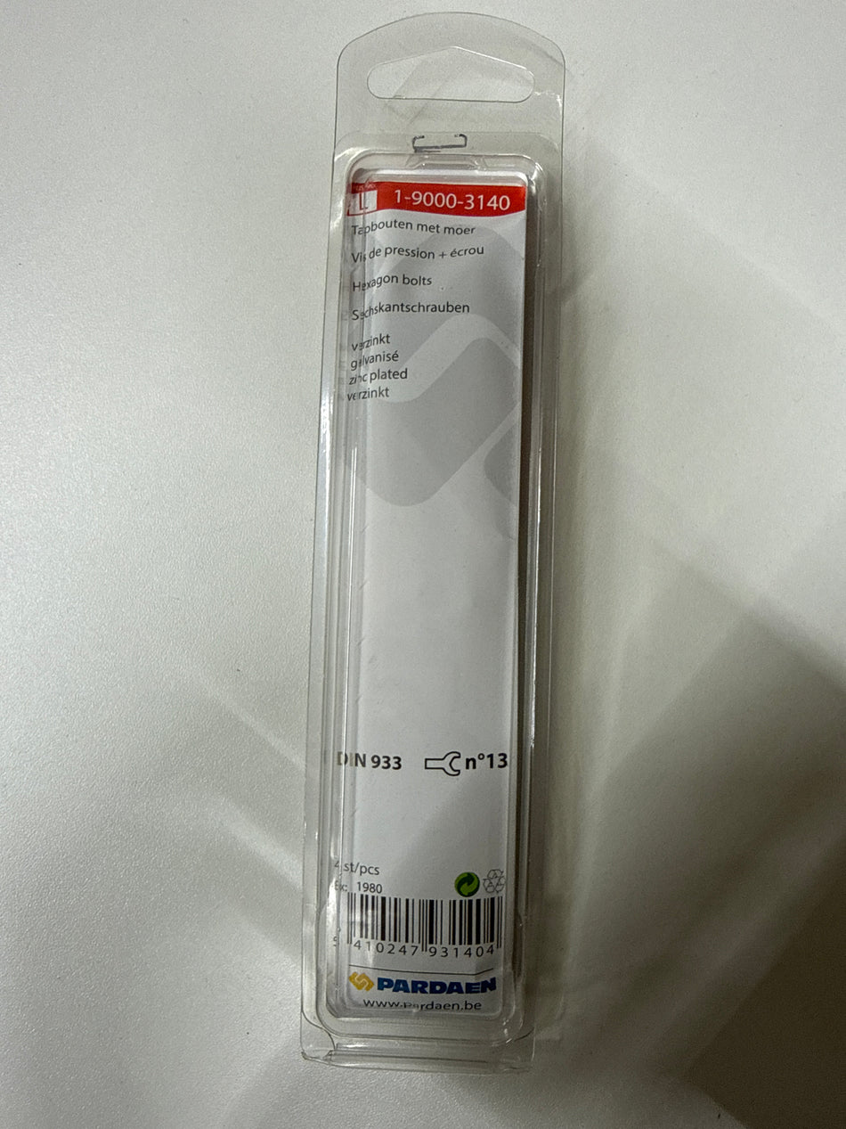 Verzinkt m8x80mm