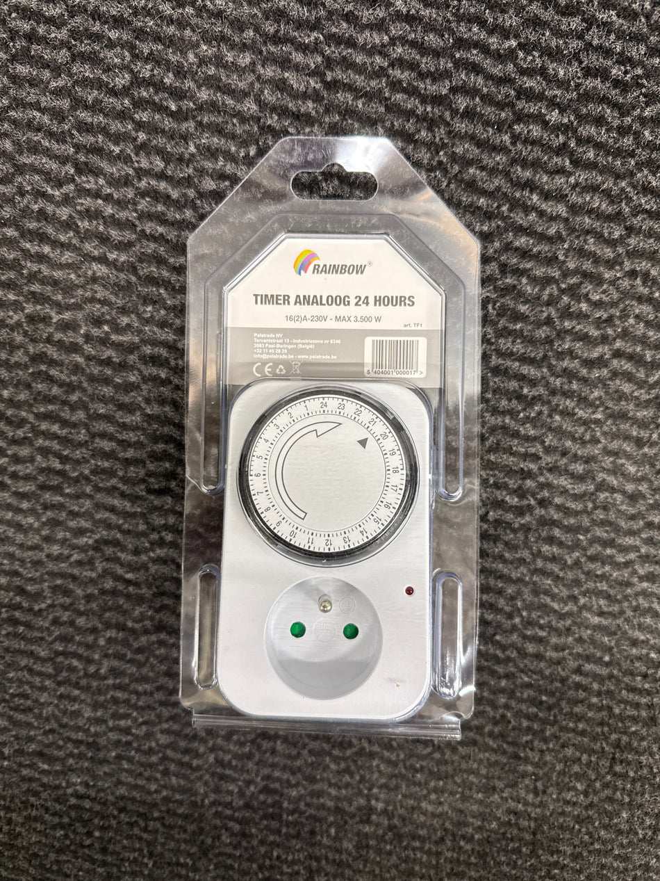 Rainbow timer analoog 24 hours
