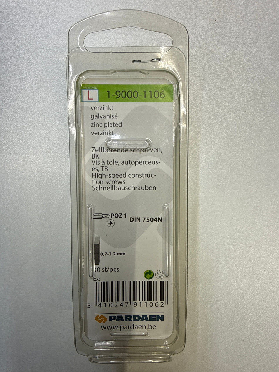 Verzinkt 3,5x25 mm