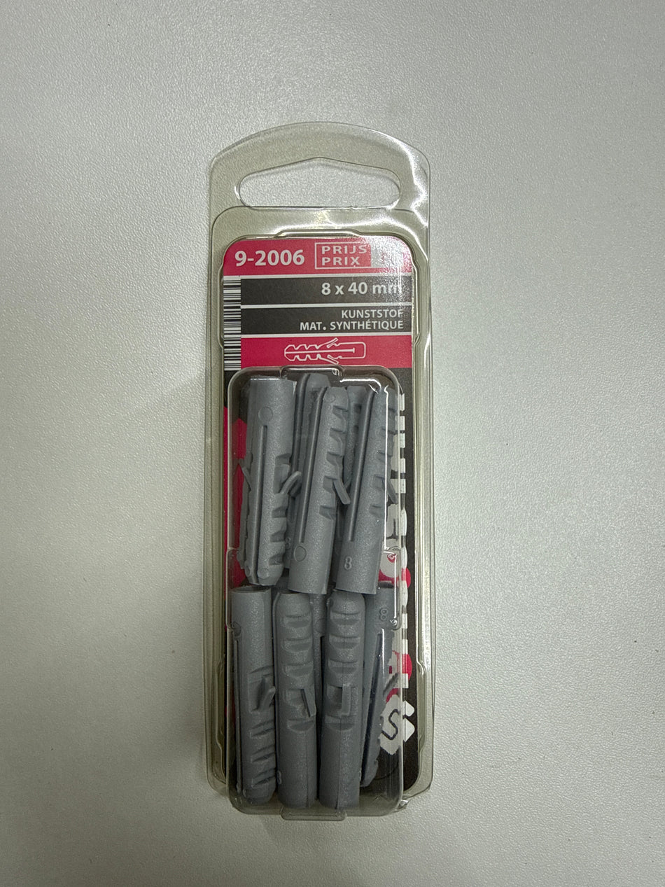 Kunststof 8x40mm