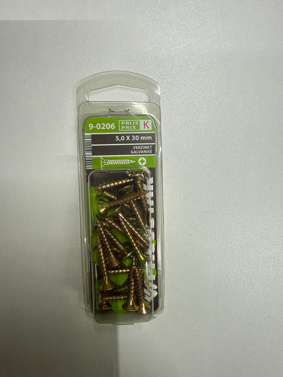 Verzinkt 5,0x30 mm