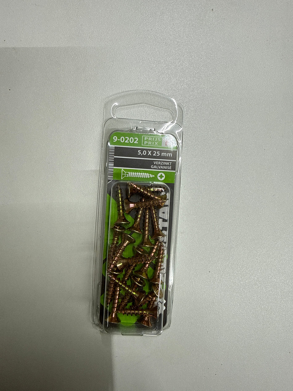 Verzinkt 5,0x25mm
