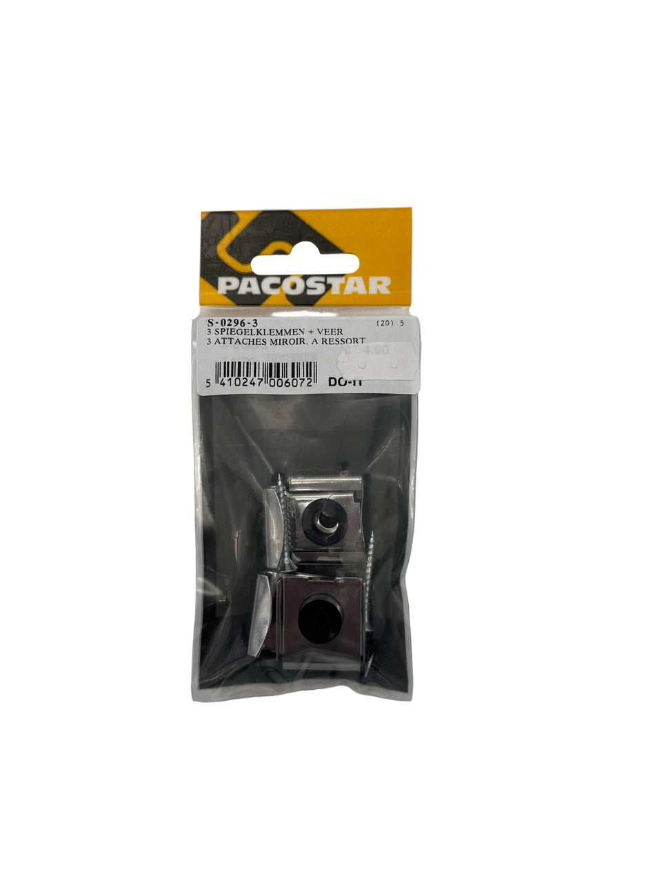 3 SPIEGELKLEMMEN + VEER