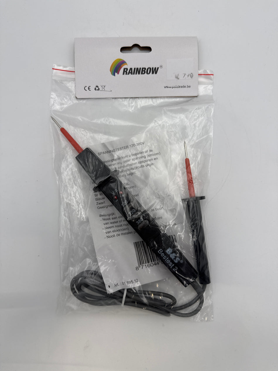 Rainbow stroomtester 120 tot 380v