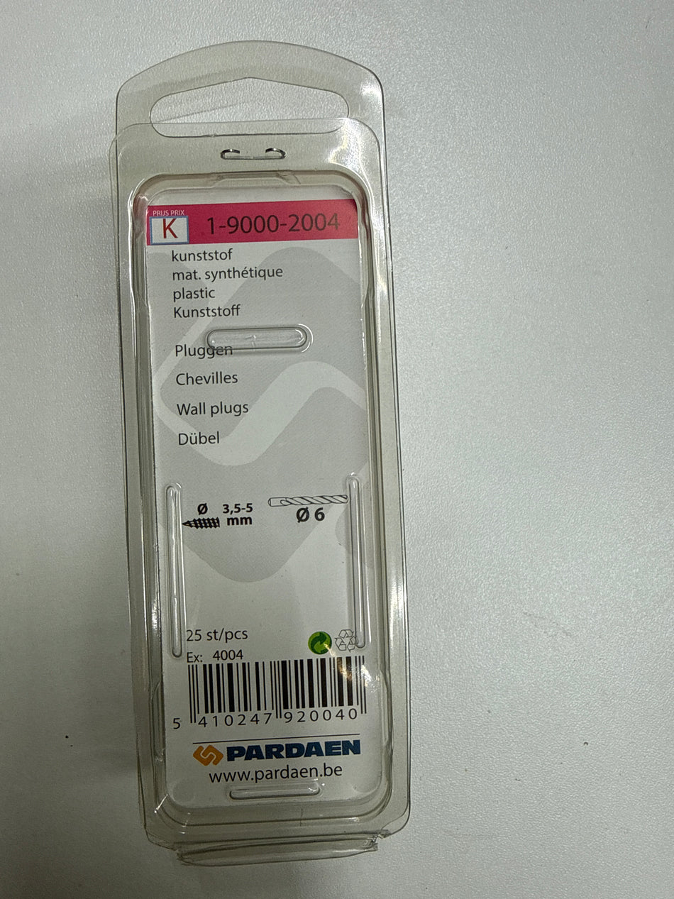 Kunststof 6x30mm