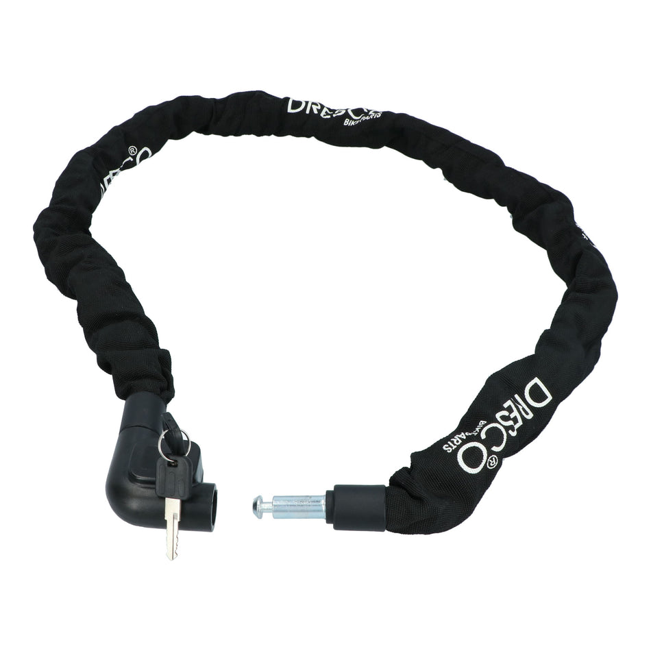 Kettingslot 120cm ø7mm 2 Sleutels