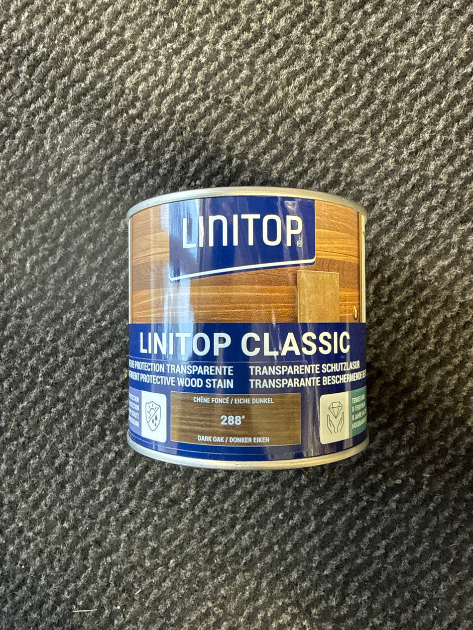 Linitop classic 288* Donker Eiken 0,5l