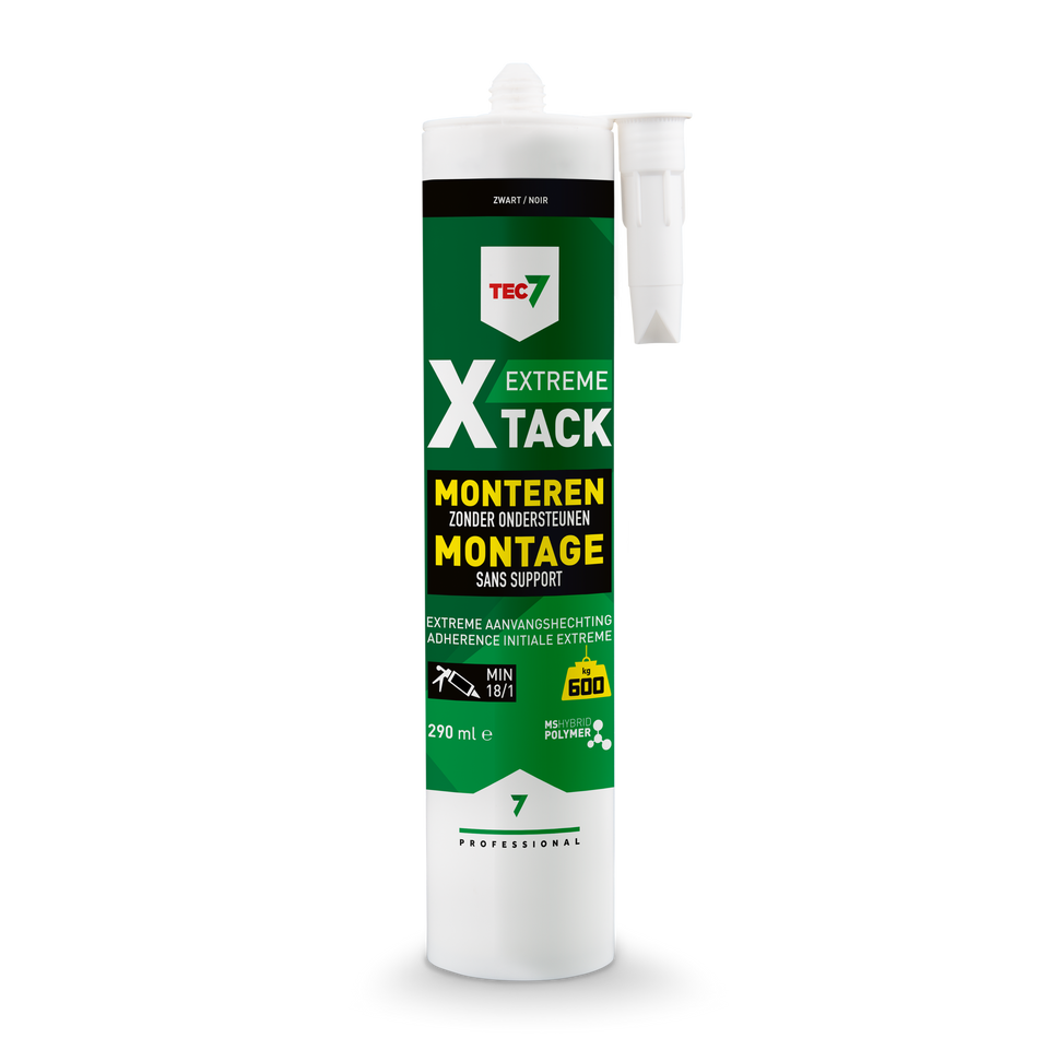 X-Tack Zwart - patroon 290ml