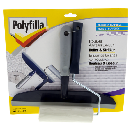 Rolbare Afwerkplamuur Roller & Strijker