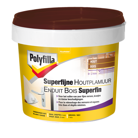 Superfijne Houtplamuur