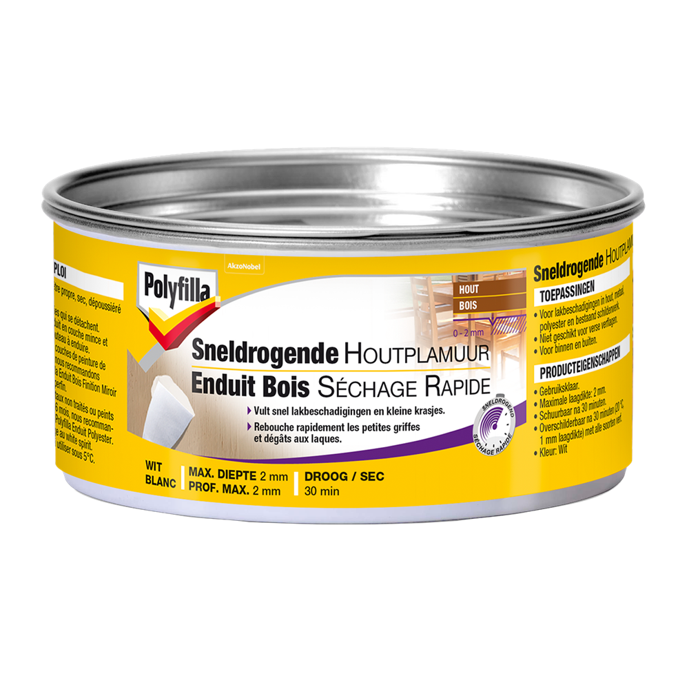 Sneldrogende Houtplamuur