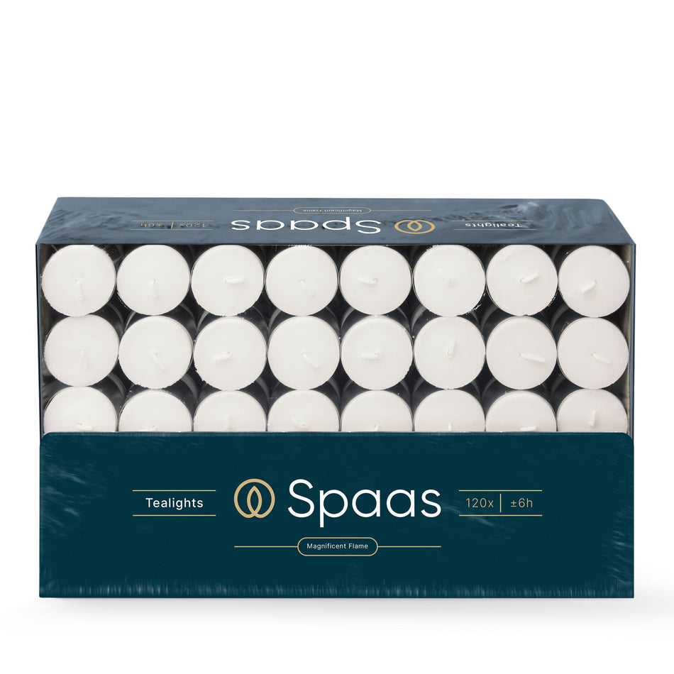 Spaas Theelichten doos x 120 - 6 Branduren