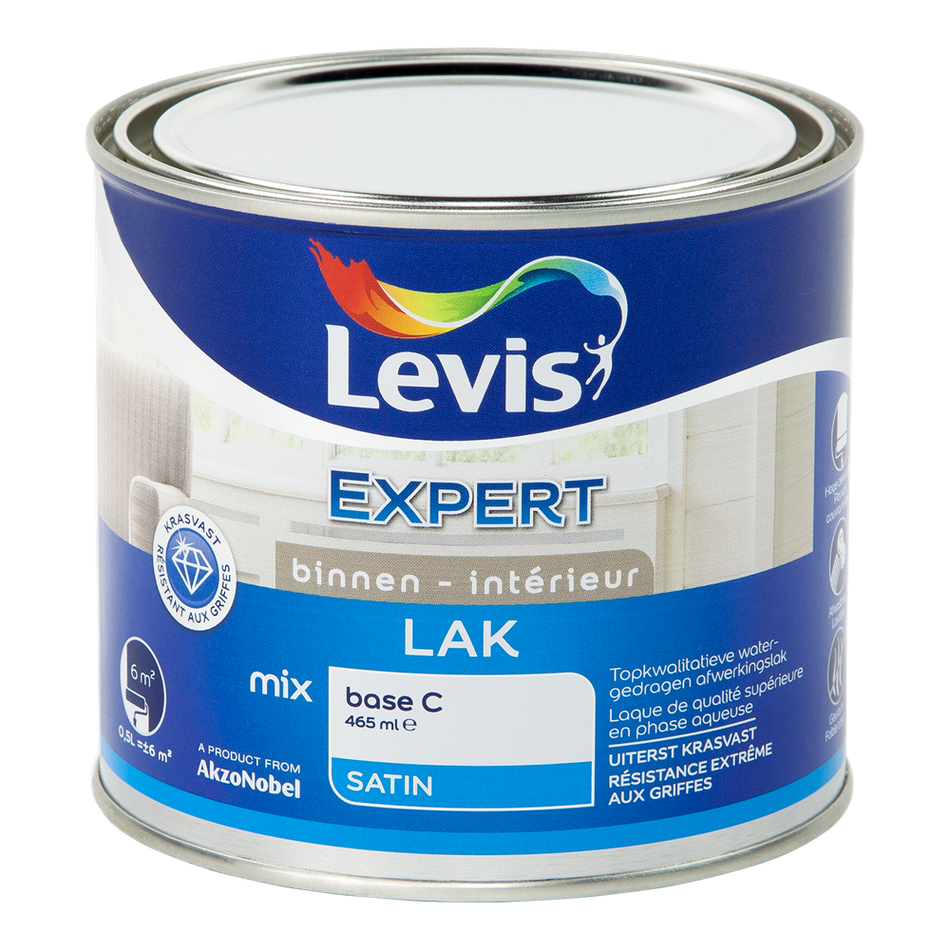 Expert Hout Lak Binnen Satin Mix