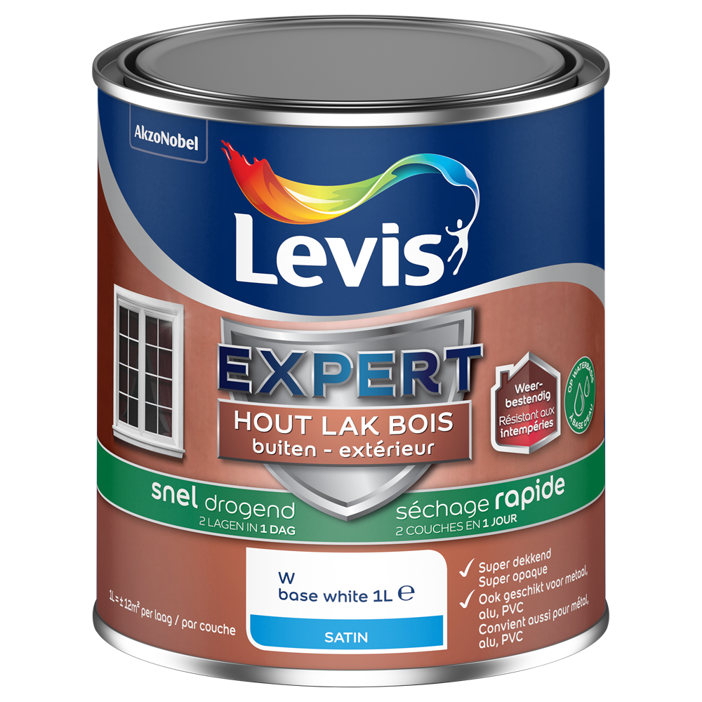 Expert Hout Lak Buiten Sneldrogend Satin Mix