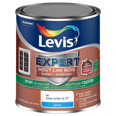 Expert Hout Lak Buiten Sneldrogend Satin Mix