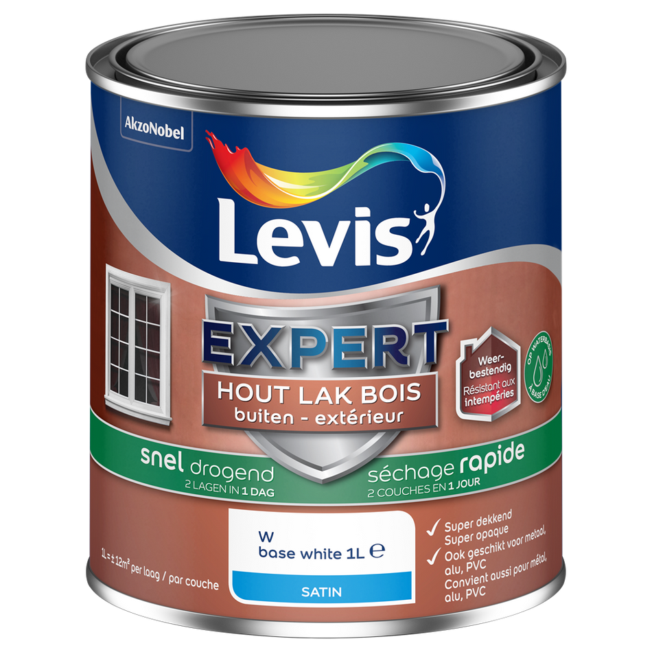 Expert Hout Lak Buiten Sneldrogend Satin Mix