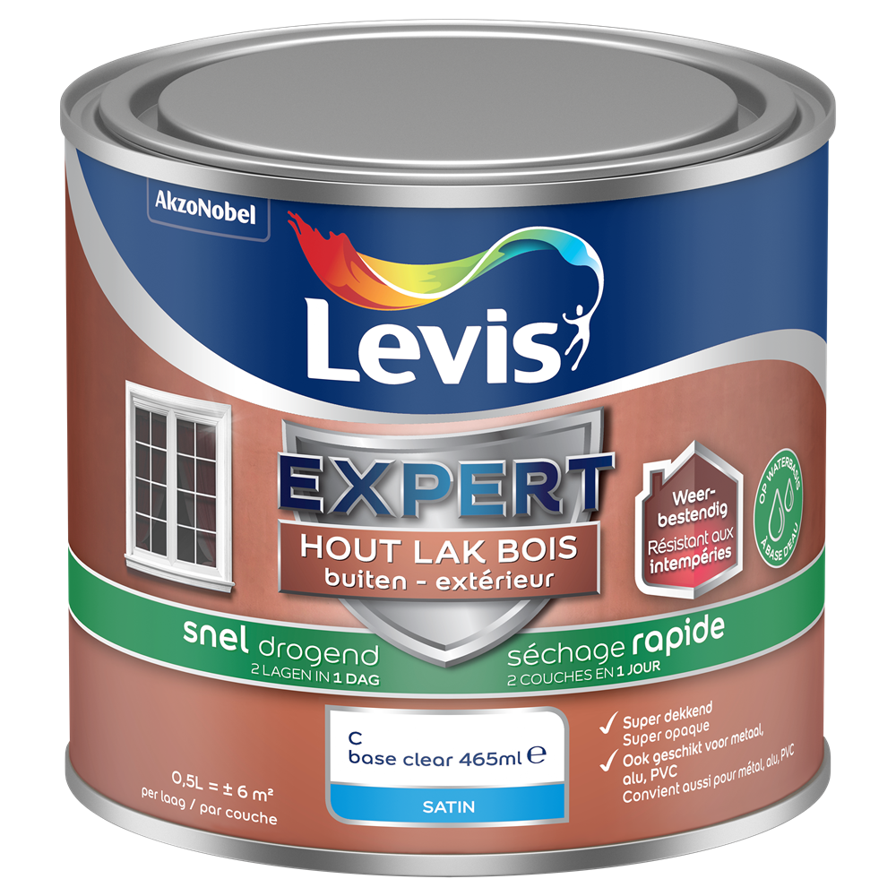 Expert Hout Lak Buiten Sneldrogend Satin Mix