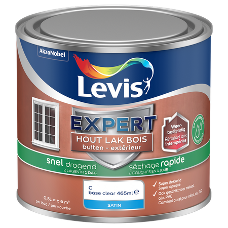 Expert Hout Lak Buiten Sneldrogend Satin Mix