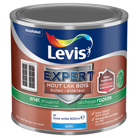 Expert Hout Lak Buiten Sneldrogend Satin Mix