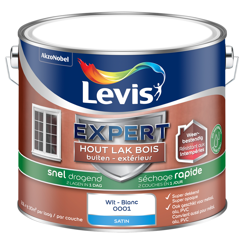 Expert Hout Lak Buiten Sneldrogend Satin
