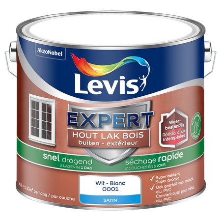 Expert Hout Lak Buiten Sneldrogend Satin