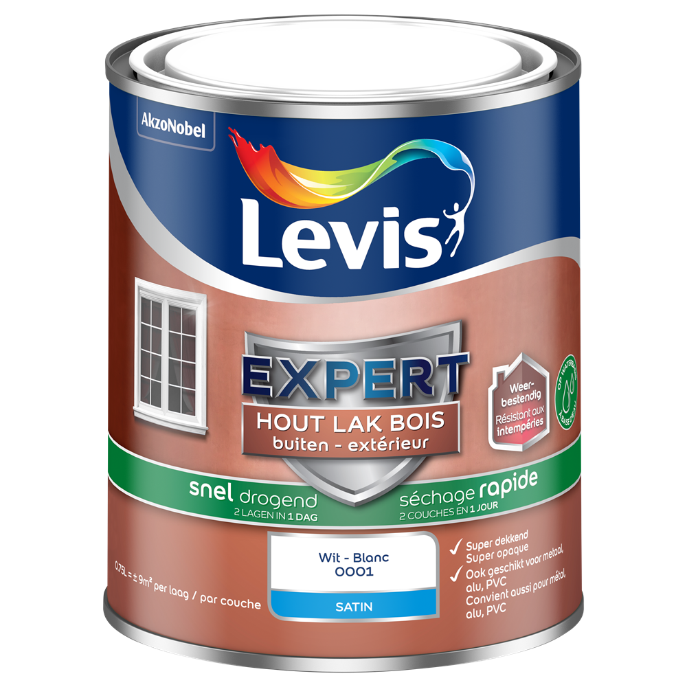 Expert Hout Lak Buiten Sneldrogend Satin