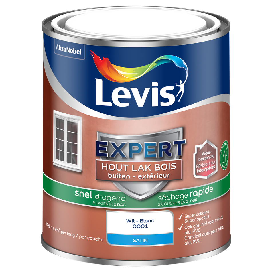 Expert Hout Lak Buiten Sneldrogend Satin