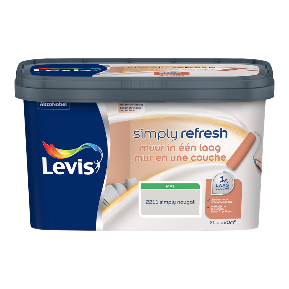 Simply Refresh Muur In Een Laag