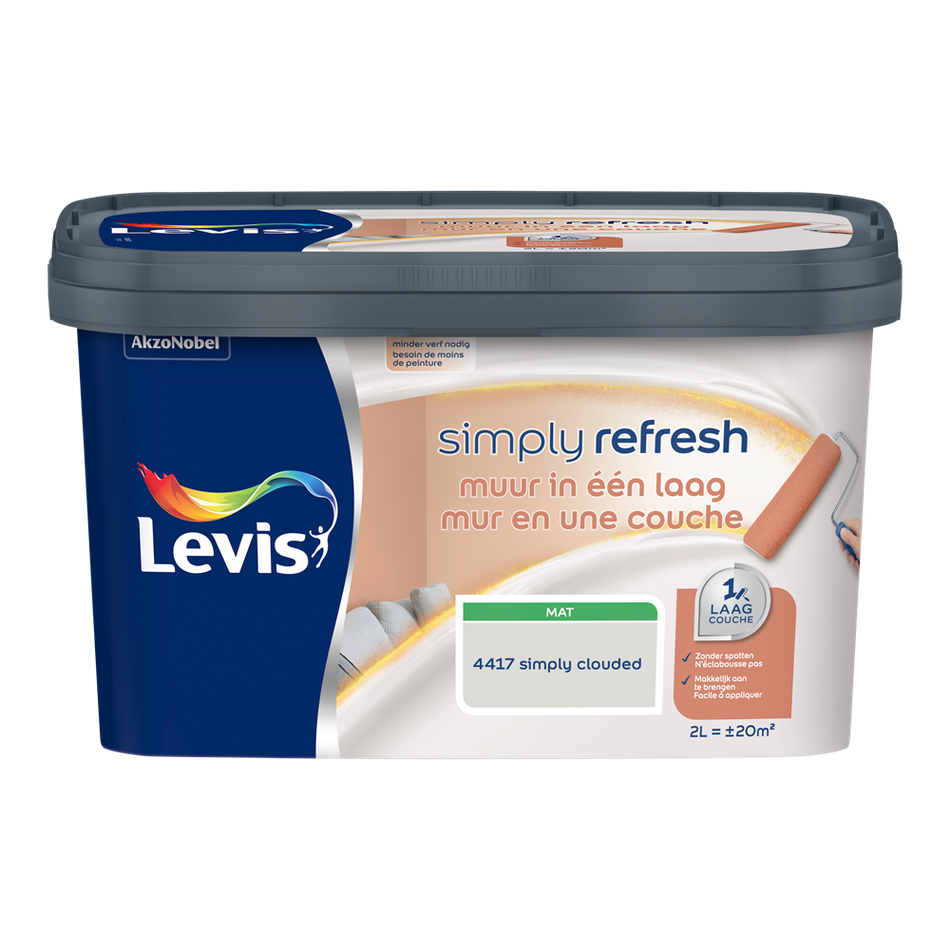 Simply Refresh Muur In Een Laag