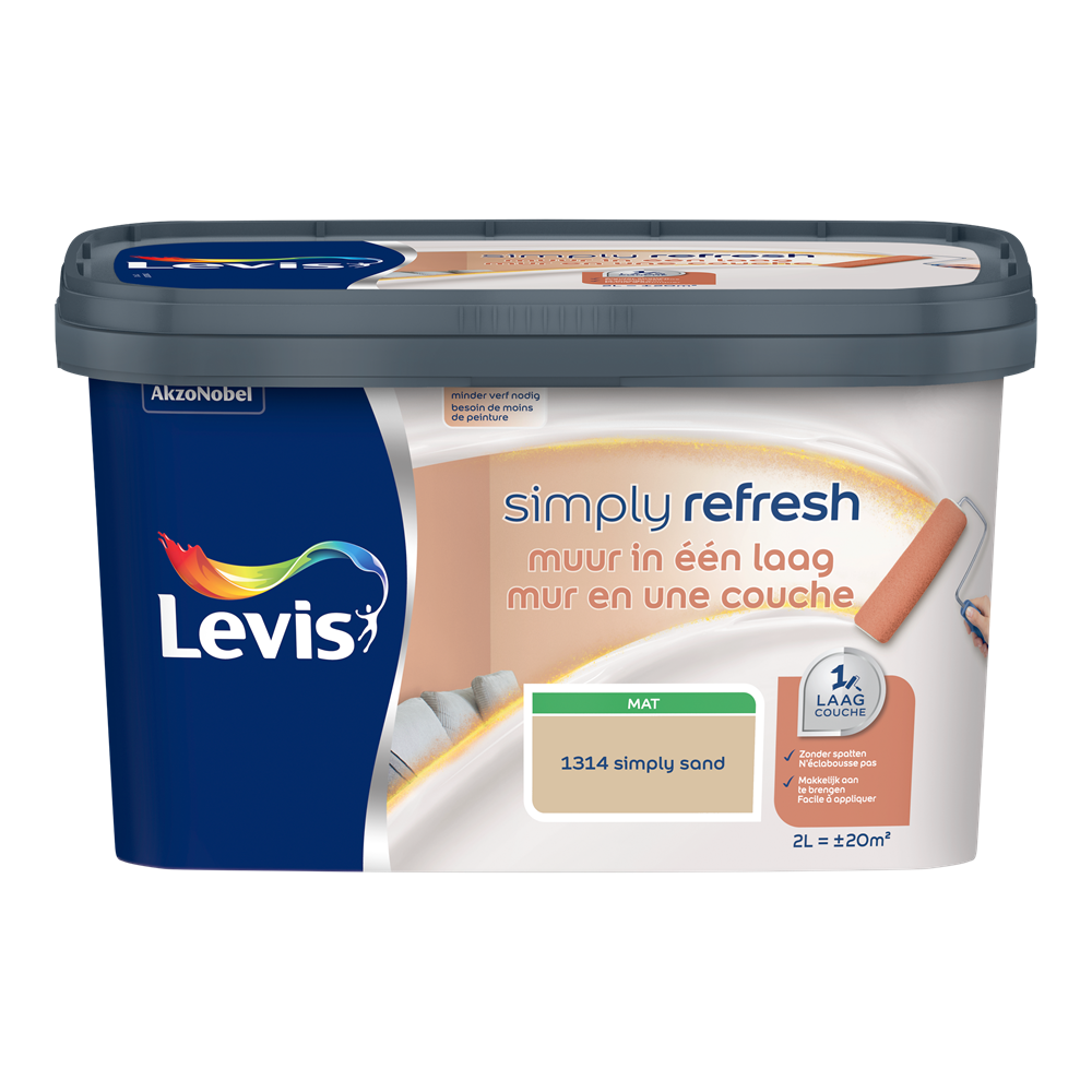 Simply Refresh Muur In Een Laag