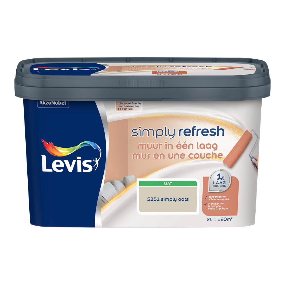 Simply Refresh Muur In Een Laag
