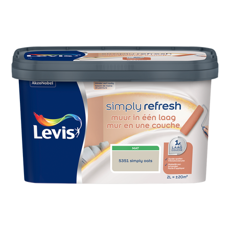 Simply Refresh Muur In Een Laag