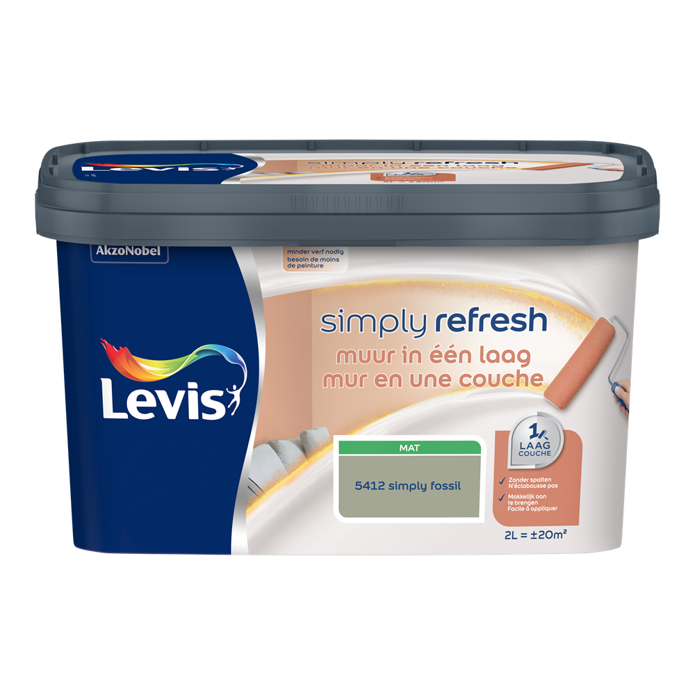 Simply Refresh Muur In Een Laag
