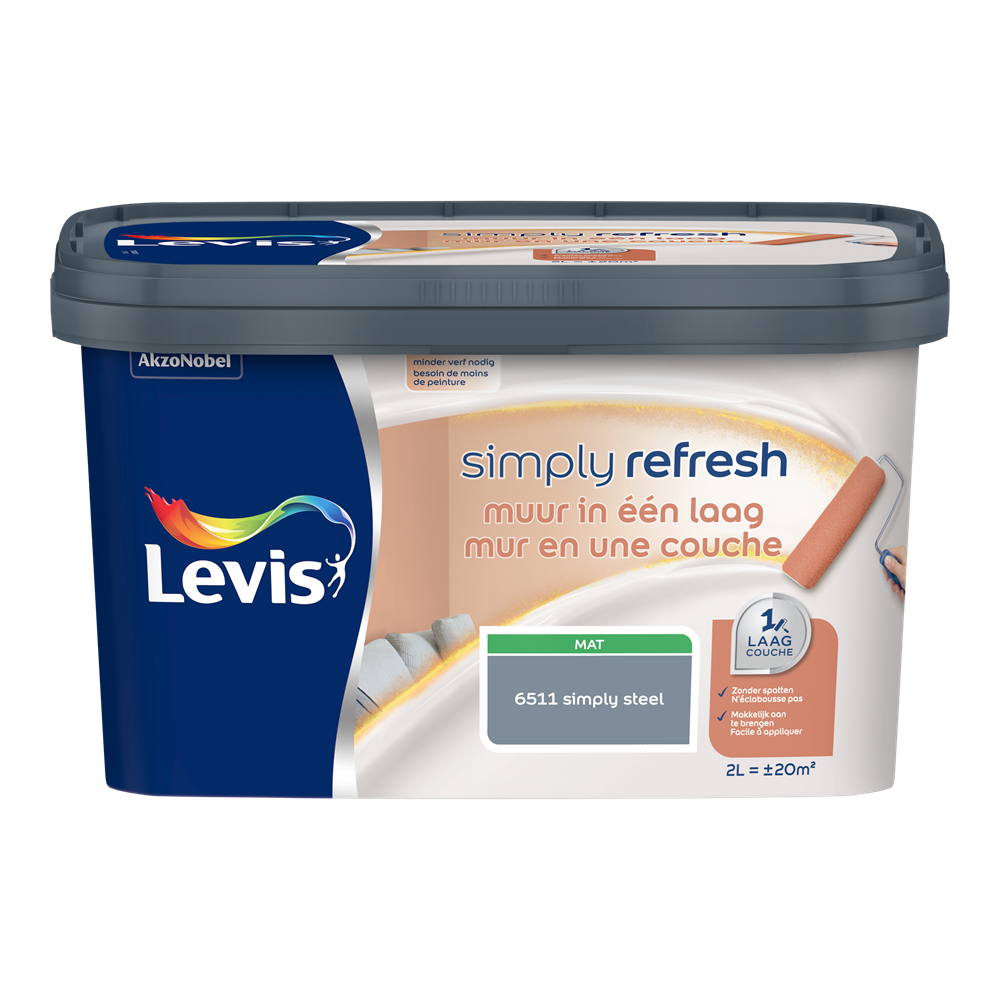 Simply Refresh Muur In Een Laag